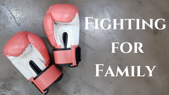Fighting for Family devotion blog title