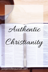 Authentic Christianity Pinterest image