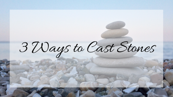 Casting Stones blog title