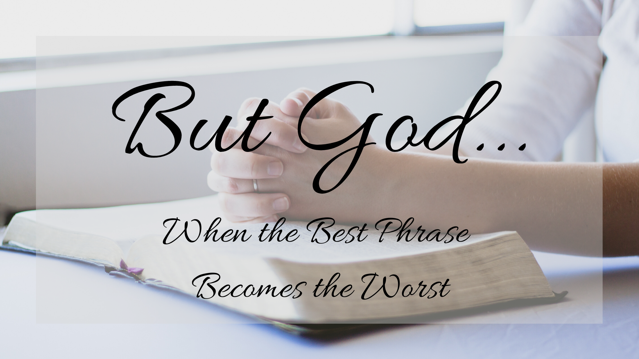 But God blog title