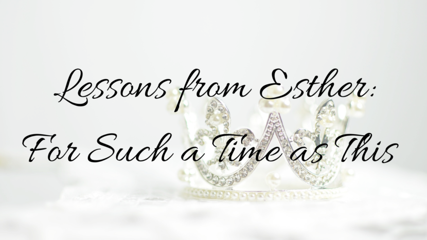 For Such a Time as This blog banner